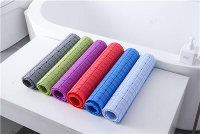 China Colorful 100*40cm Runner Bath Mat Premium PVC Non Slip Bathtub Mat for sale