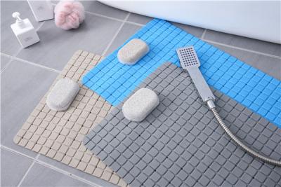 China TUV 91*46cm Solid Bath Mat With Massage Stone Attached for sale