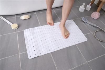 China Anti Bacteria OEM PVC Bath Mat Water Absorption Bathroom Plastic Mat for sale