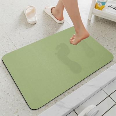 China OEKO-TEX Quick Dry Antibacterial Diatomite Bath Mat Water Absorption for sale