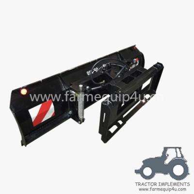 China Heavy Duty Snow Blade With Skid Steer Quick Hitch ; Snow Pusher en venta