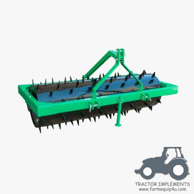 China BRT - Tractor 3point Hitch Ballast Roller With Spike Tooth ; Tractor Attachment Land Roller With Tines For Lawn Care for sale