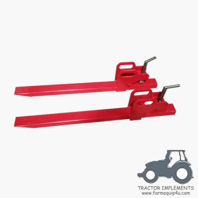 China CPF - Clamp On Bucket Pallet Forks ; Fork Pallet With Clamp On Bucket Quick Hitch for sale