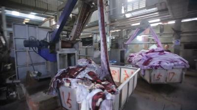 China Manuelle automatische Kammern der Flanell-Textilwaschmaschinen-9 zu verkaufen
