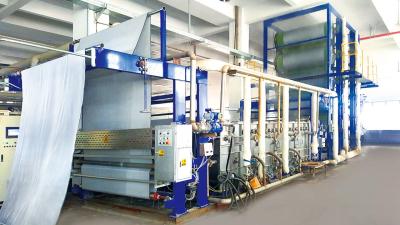 Chine Machine de sanforisage automatique d'acier inoxydable pour la fibre chimique à vendre