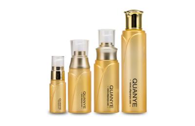 China Golden Pearl Plastic Lotion Bottles Set For Beauty Products , Airless Lotion Bottle for sale