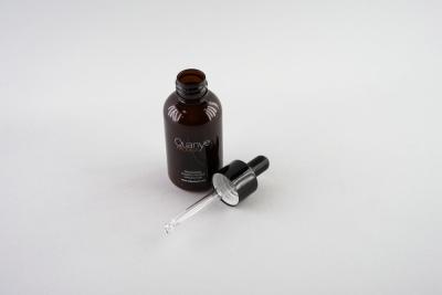 China Las pequeñas botellas cosméticas ambarinas redondas para el día de la crema hidratante baten 50-500ml en venta