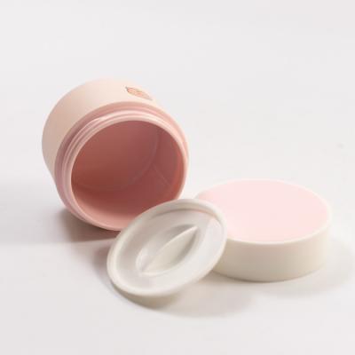 China Round Thick Wall 50ml 100ml PET Cosmetic Jar For Cream Mask for sale