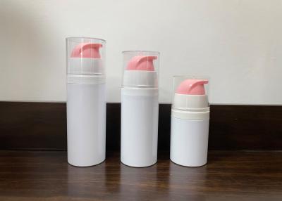 China Plastik-50ml 100ml luftlose kosmetische Sahneflaschen SGS zu verkaufen