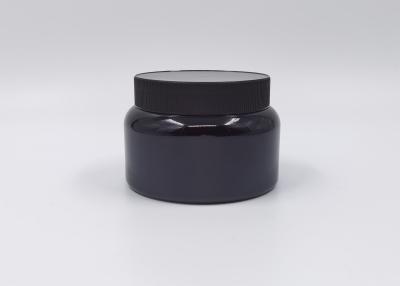 China Black Hair Mask Body Scrub Cream PET Plastic Jar 130ml 500ml for sale