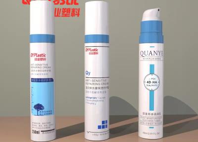 China Forma cilíndrica privada de aire plástica vacía de la botella 30ml 50ml de los PP para el suero de la cara en venta