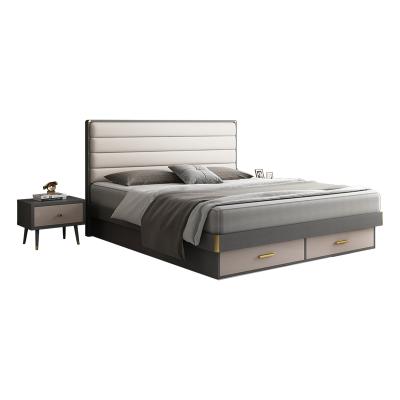 China Bett Modern Queen Storage Bed Hotel Beds Sets Single King Size Double Wood Children's Beds for sale