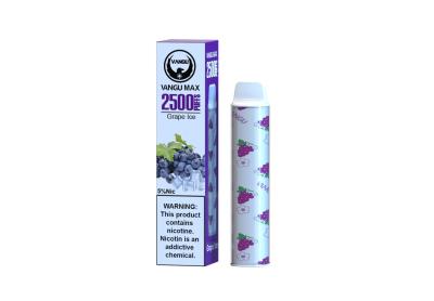 China Blueberry Ice Disposable E Cigarette 2500 Puffs Unrechargeable for sale