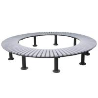 Quality OEM Garden Tree Bench , Metal Bench Around Tree With Recycled Plastic Material for sale