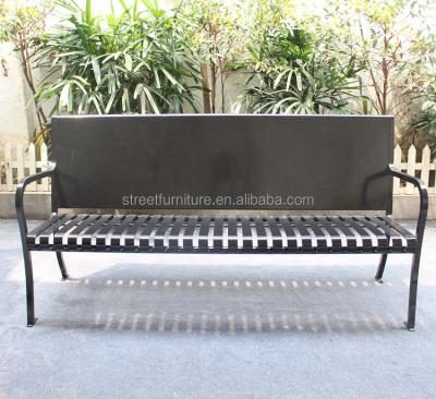 China Decorative Advertising Customized Outdoor Furniture Bench For Public Garden Street for sale