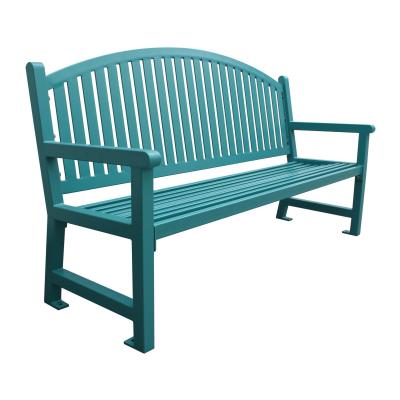 China 6 Feet Commercial Metal Park Bench For Outdoor Park Waterproof Anti Rust for sale