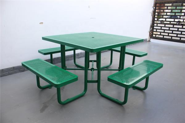 Quality 2040mm Length Outdoor Table Benches Weather Resistant Anti Rust for sale