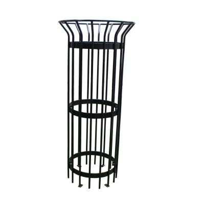 China Outdoor Metal Tree Guards Powder Coated Steel Pipe Material For Garden Fence for sale