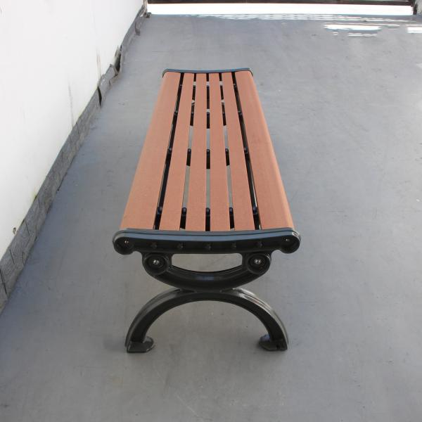 Quality Traditional Rustic Garden Outdoor Wooden Bench With Recycle Composite Material for sale