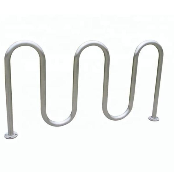 Quality Surface Mounted Commercial Bike Racks 304 Stainless Steel Material for sale