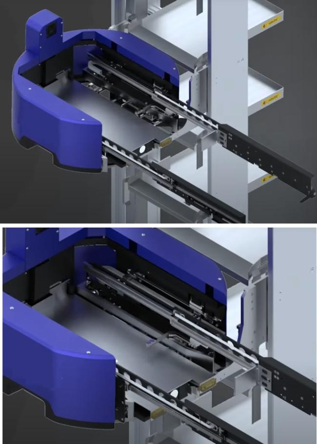 CTU robot for 3.5m  shelves cartons Storage Automatic Warehouse system load /unload speed 25-30 cartons/hour 4