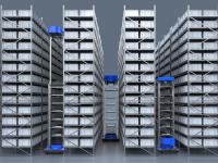 Quality 3.5m Shelves Automated Warehousing System CTU Robot Load / Unload Speed 25 - 30 for sale