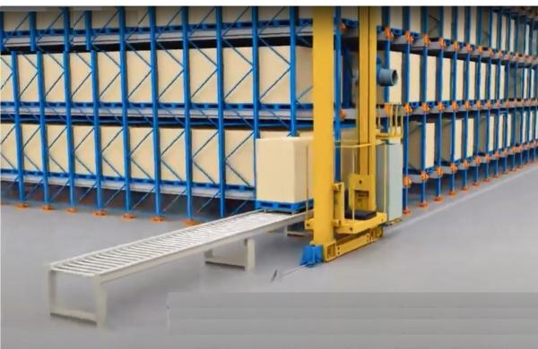 Quality Double Column ASRS Pallet Stacker For Automatic Racking System for sale