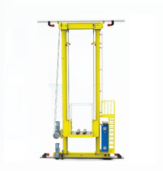 Quality Max 3500kg Pallet Automatic Racking System AS-RS Stacker With Double Column for sale