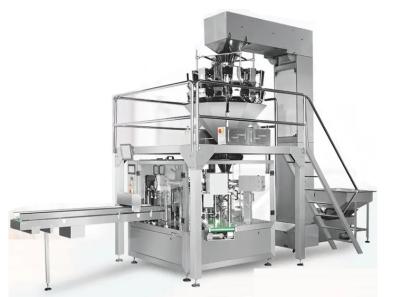 China High Speed Automatic Bagging Machine For Pre-Made Flat Bags Frozen Foods Nugget for sale
