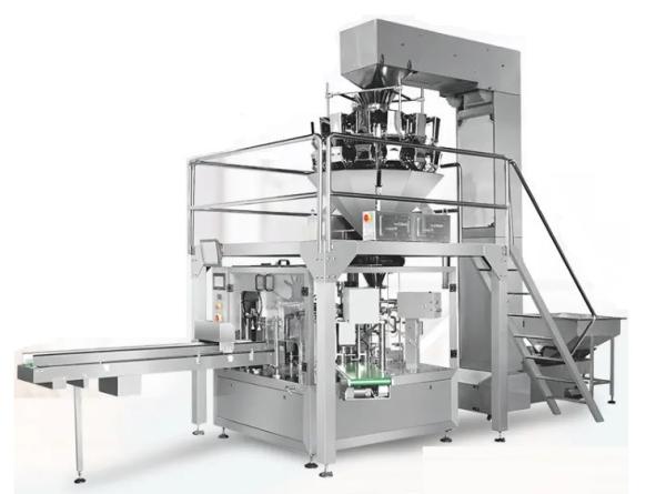 Quality High Speed Automatic Bagging Machine For Pre-Made Flat Bags Frozen Foods Nugget for sale