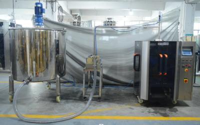 Chine 304 machine d'emballage de sacs en acier inoxydable pour le remplissage liquide de jus d'eau de lait à vendre