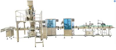 China Canned Sardine Sterilization Food Packaging Machines Automatic Capping And Labelling for sale