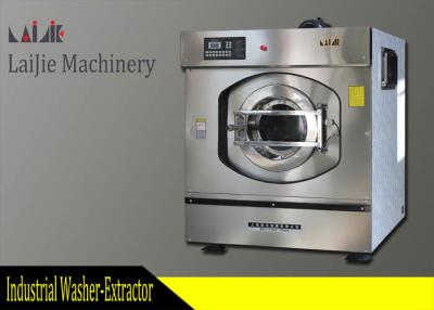 China Commercial Stainless Steel Front Loader Washing Machine With Dryer 50kg Capacity for sale
