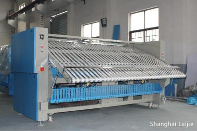 China Automatic Laundry Bed Sheet Folding Machine , Hotel Linen Fabric Folding Machine for sale