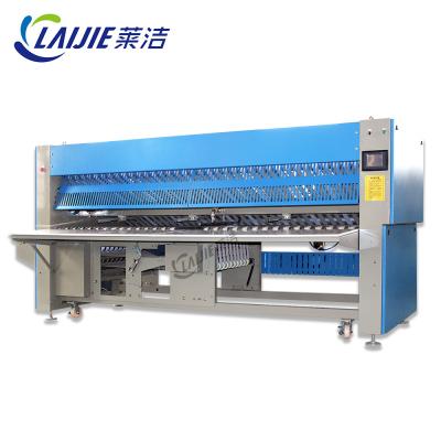 China Professional Automatic 3m Width Industrial Bed Sheet Folding Machine ZD-3000 for sale