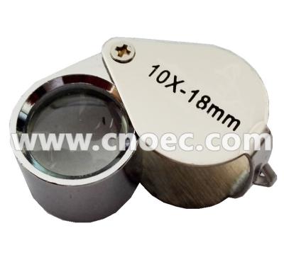 China microscópio de dobramento G11.4511-10x18 da joia da lente de aumento do metal de 10x/18mm à venda
