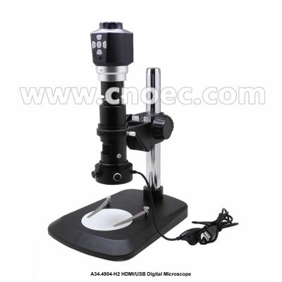 Chine microscope numérique A34.4904 d'usb du monoculaire HDMI de 3.5M /1080P - H2 conjuguent source lumineuse coaxiale de LED à vendre