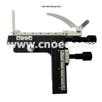 China Horizontal 11.5CM Microscope Accessory Sliding Ruler  A54.1504 for sale
