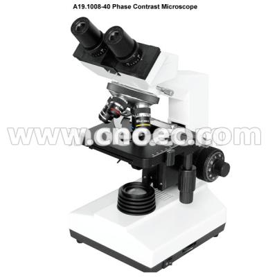 Китай 40X - бинокулярная микроскопия контраста участка 1000С для лаборатории, А19.1008-40 продается