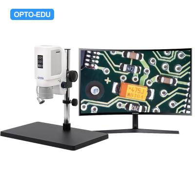 China Microscopio 0.7x~4.5x de la fuente de luz DC12V Digitaces LCD de OPTO-EDU A32.6401 LED en venta
