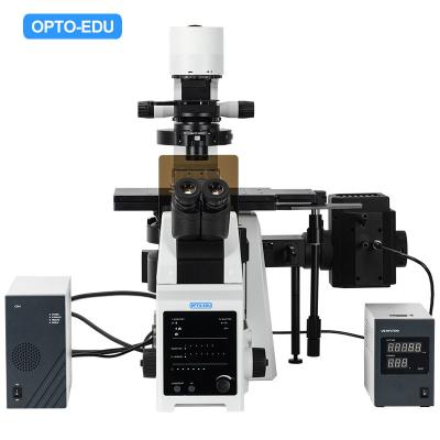 China Opto Edu A14.0950 Research Level Inverted Biological Microscope Mortorized Condenser for sale