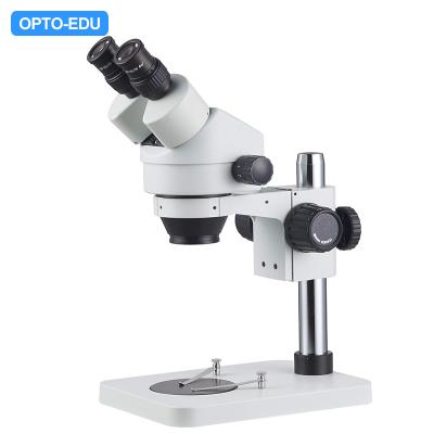 中国 0.7 - 4.5xポーランド人の立場のズームレンズのステレオの光学顕微鏡Optoedu双眼A23.3645-B1 販売のため