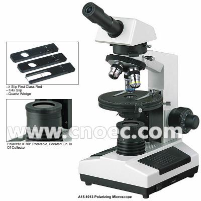 China CE A15.1013 ligero polarizado del microscopio del monóculo para la investigación del laboratorio en venta