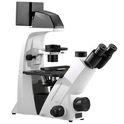 China Trinocular Inverted Biological Microscope WF10X PlA14.2605 Kohler Illumination for sale