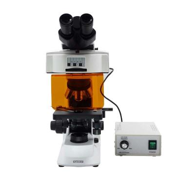 China LED Light Fluorescence Microscope OPTO-EDU A16.2603-T2 1000X Trinocular for sale