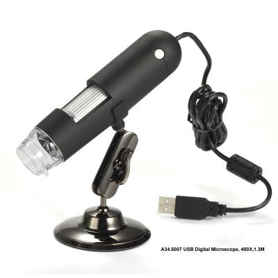 中国 1.3メガ ピクセル デジタル光学顕微鏡20x - 400x A34.5007 1.3M USB2.0デジタルの顕微鏡 販売のため