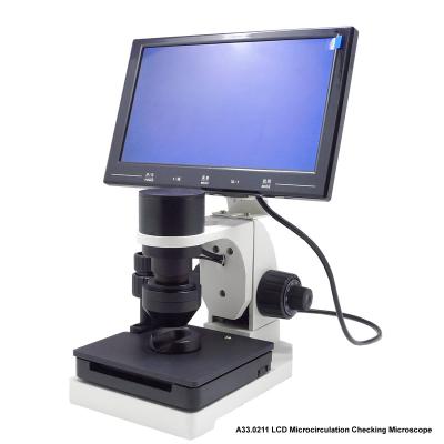 China Microcirculación del LCD del microscopio de A33.0211 Digitaces LCD que comprueba el microscopio en venta
