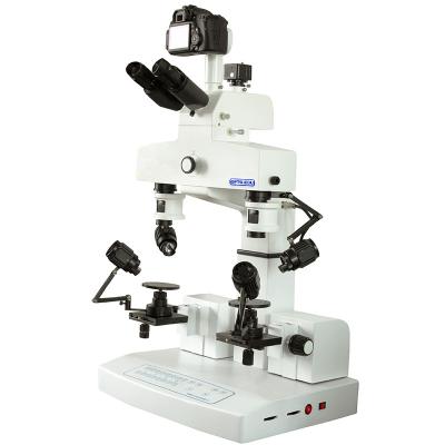 China A18.1822 5 Step Zoom Lens Forensic Comparison Microscope Motorized 3.2x - 320x Magnification for sale