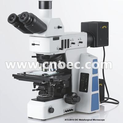 China APO DIC Metallurgical Optical Microscope Halogen Lamp Illumination for sale