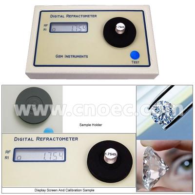 China Digital Gem Refractometer Refractivity And Reflectivity Jewelry Microscope A24.6322 for sale